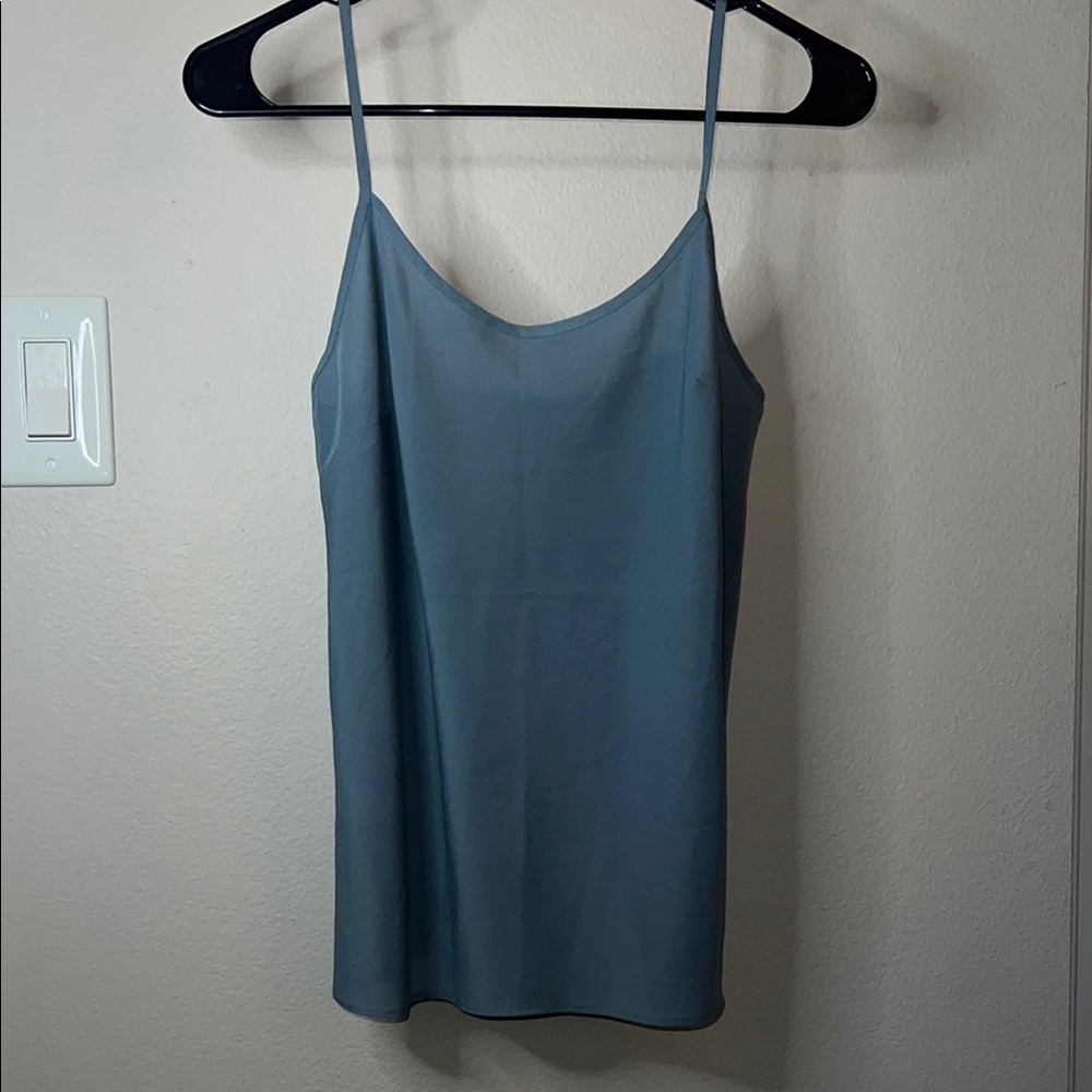 Talbots Blue Spaghetti Strap Top